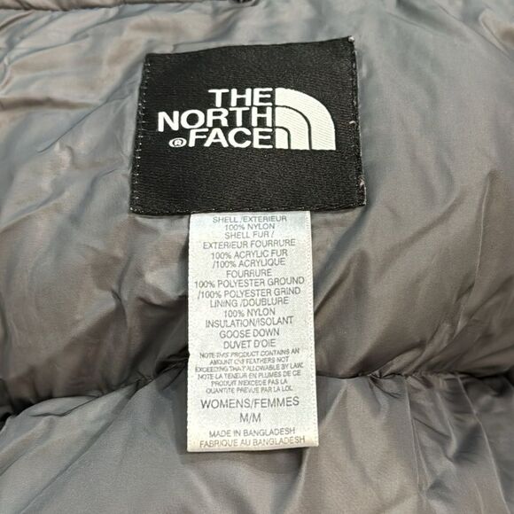 The North Face Puffer Jacket Goose Down Ski Parka Blue size M - Picture 6 of 9